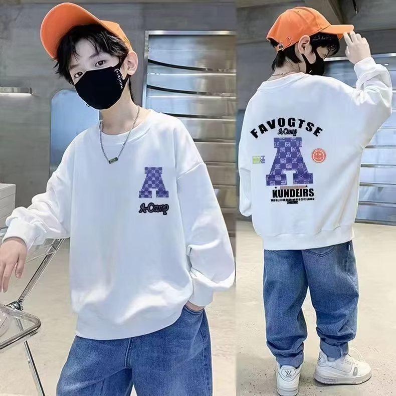 Boys' Trendy Sweatshirt - Autumn/Winter 2023 Casual Fashion Top