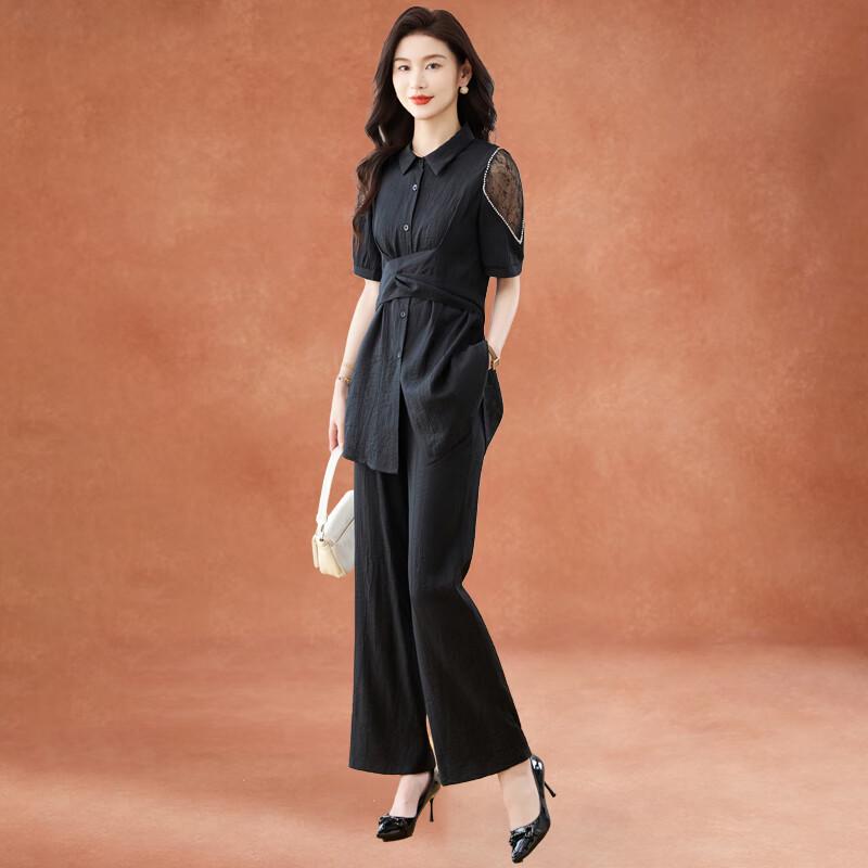 Kebell Women s Mid-Sleeve Slimming Two-Piece Suit 2XL