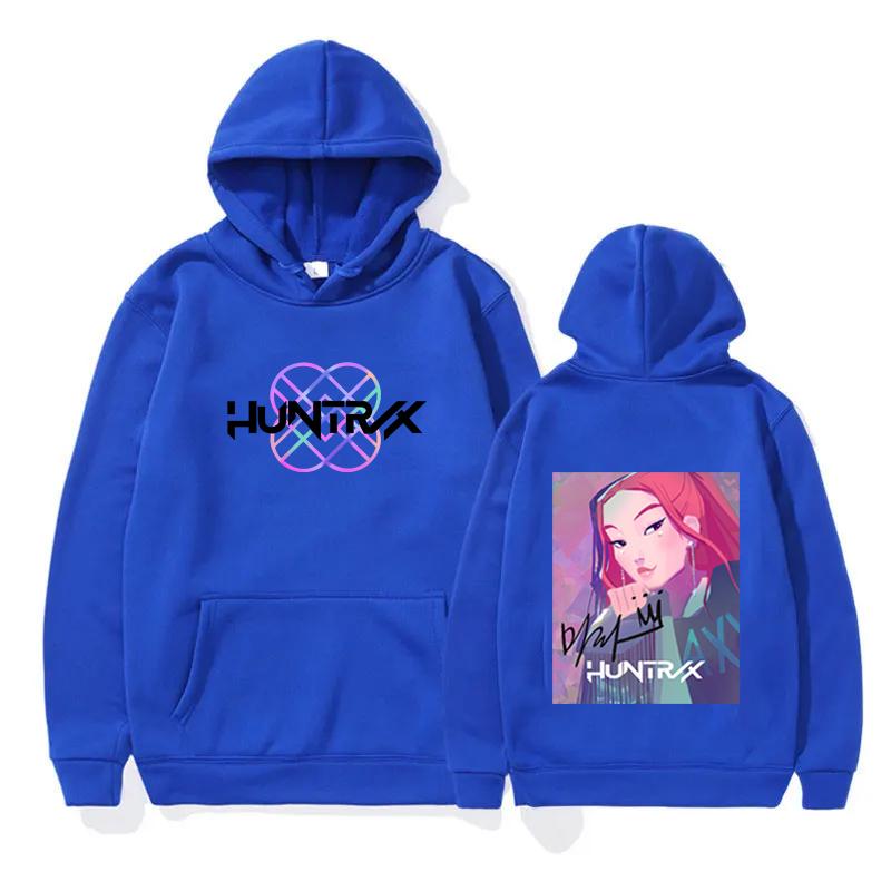 Jesienny Anime KPop Łowcy Demonów Bluza Harajuku Hip Hop Bluza z Kapturem Top Bluza UNISEX Litery Odzież Sportowa Moda Y2k Odzież