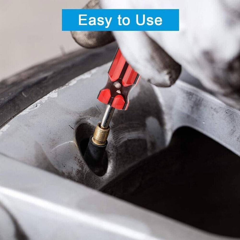 Bil Auto Skruvmejsel Ventilskaft Kärnborttagare Däckslang Installatör Reparationsverktyg Grossist Automotive För Däckreparation X9T8