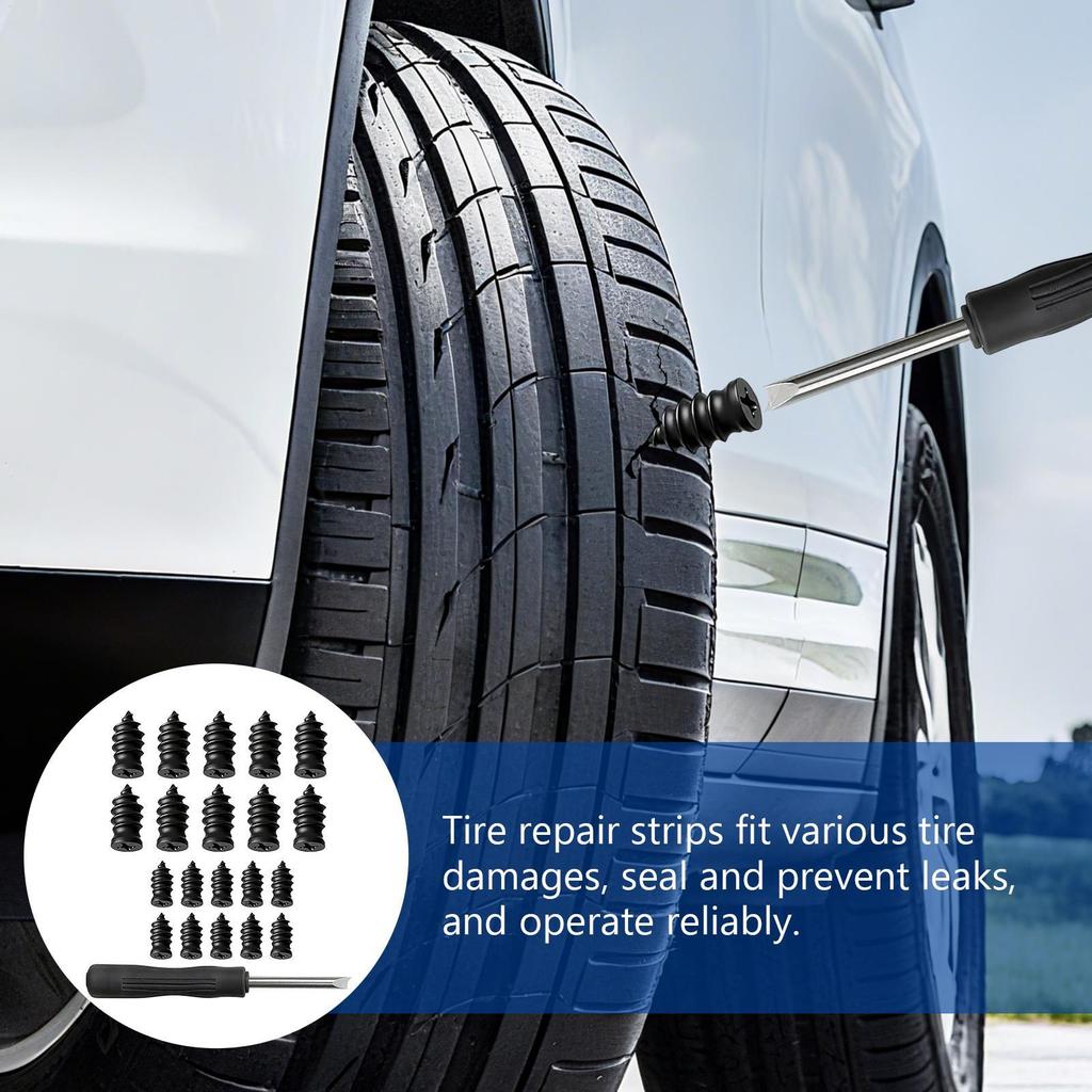 Tire Repair Rubber Screws Fast Mending Tool Tire Repair Nail Roadside Long Distance Travel Daily Commuting Camping Highway