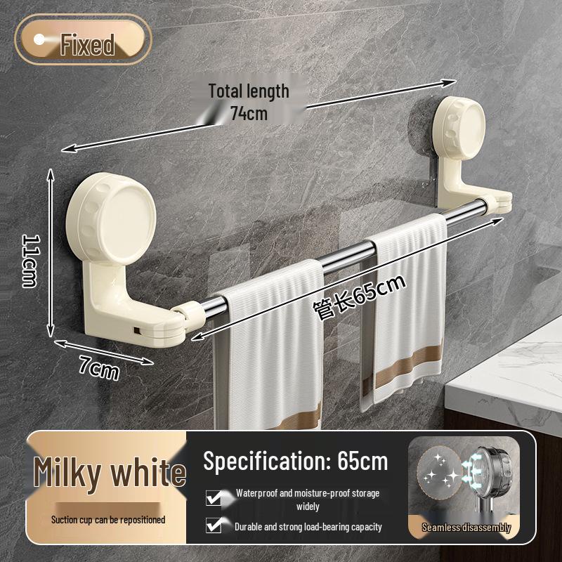 Popular Rotatable Suction Cup Towel & Shoe Rack - No-Drill, Space-Saving Bathroom Storage Solution