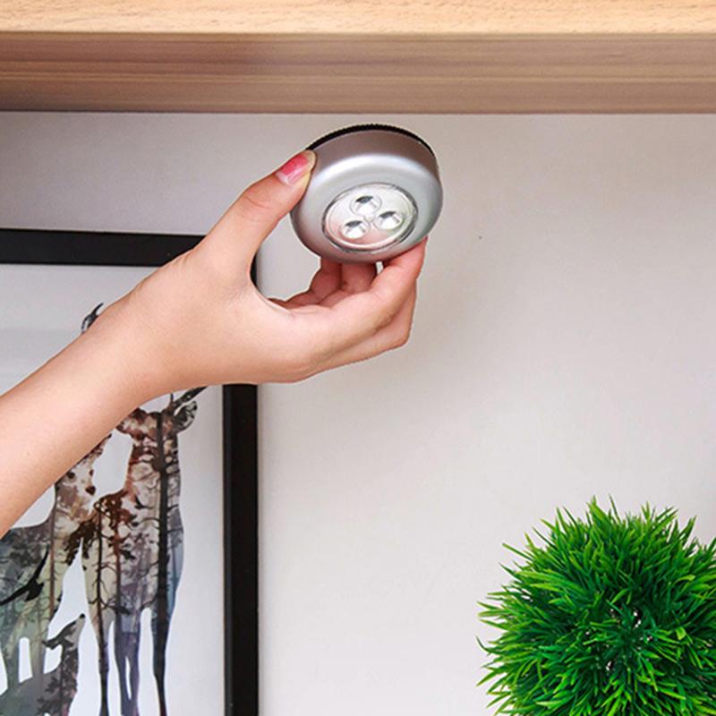 Car Lights Touch Lamps 3-led Touch Lamps Button Spot Lights Energy Saving LED Lights LED Touch Push Light Durable