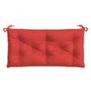 Garden Bench Cushion Red 110x50x7 cm Oxford Fabric