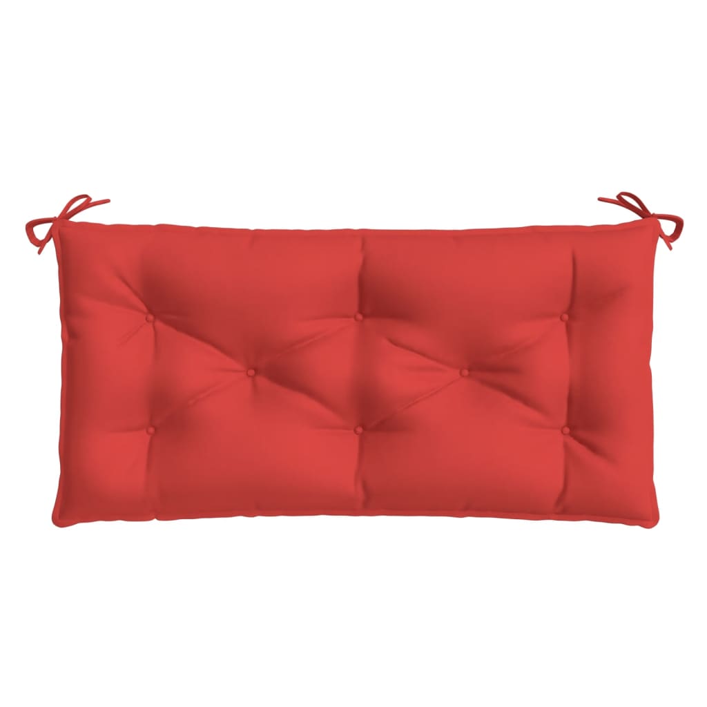 Garden Bench Cushion Red 110x50x7 cm Oxford Fabric