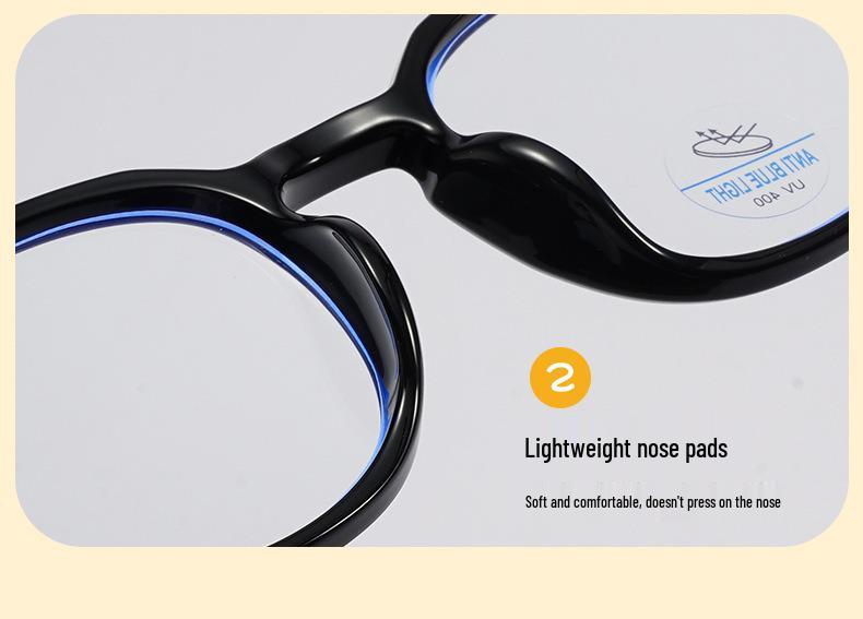 Versatile Anti-Blue Light Star Pattern Glasses for Kids – Ultra-Light, Full Frame, Comfortable