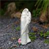 85AD Elegant Memorial Link Angel Statue For Outdoor Garden Trim Durable Resin Craftsmanship