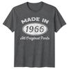 Made In 1966 Unisexs T Shirt 60th Birthday Gift Vintage sixty Year Old b