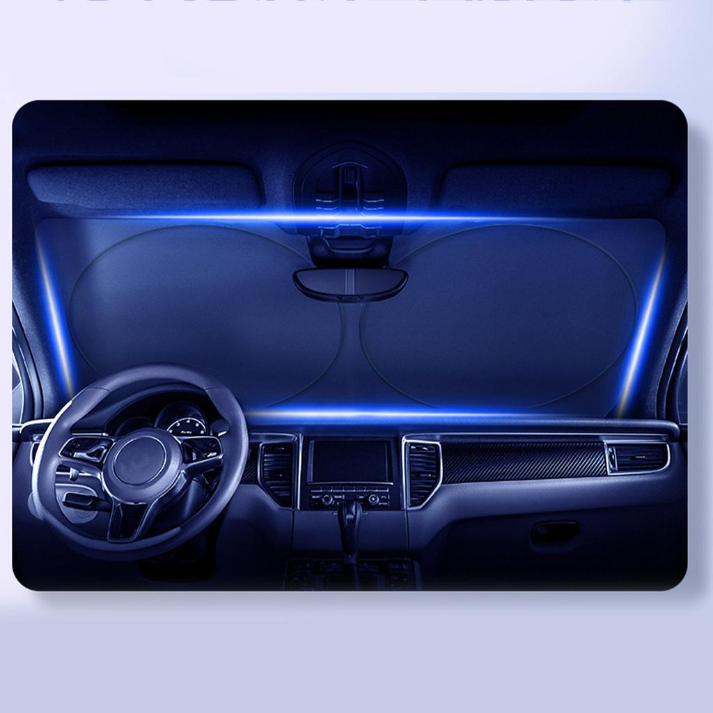 Car Sun Shade Windshield UV Proof Heat Insulation Foldable Front Windshield Sunshade