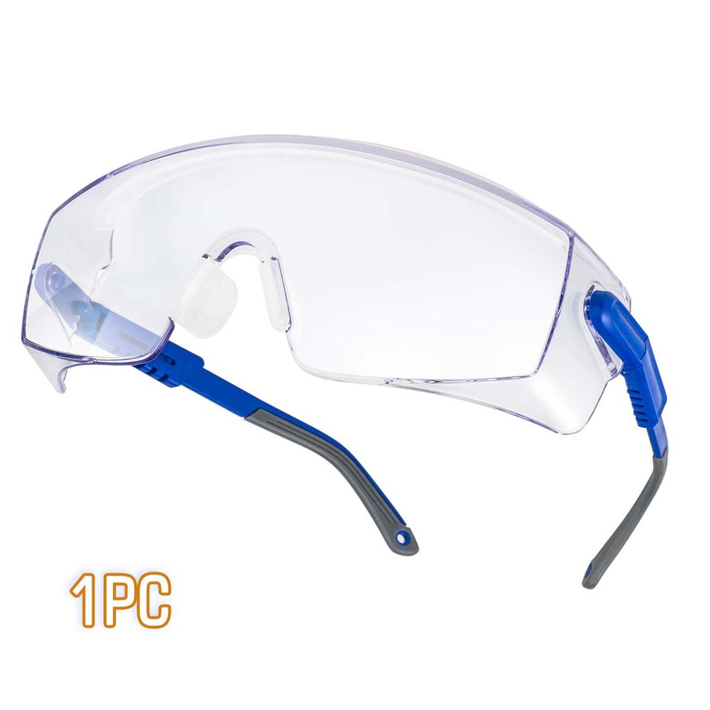 Óculos de segurança VOPHA antiembaçantes com lentes transparentes e proteção lateral tipo asa anti-luz azul óculos protetores unissex