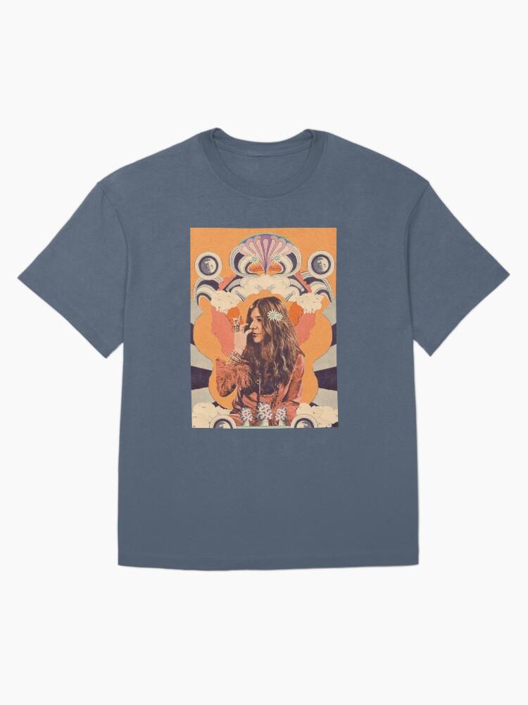 Janis Joplin Fresh Orange Clouds Oversized T-Shirt