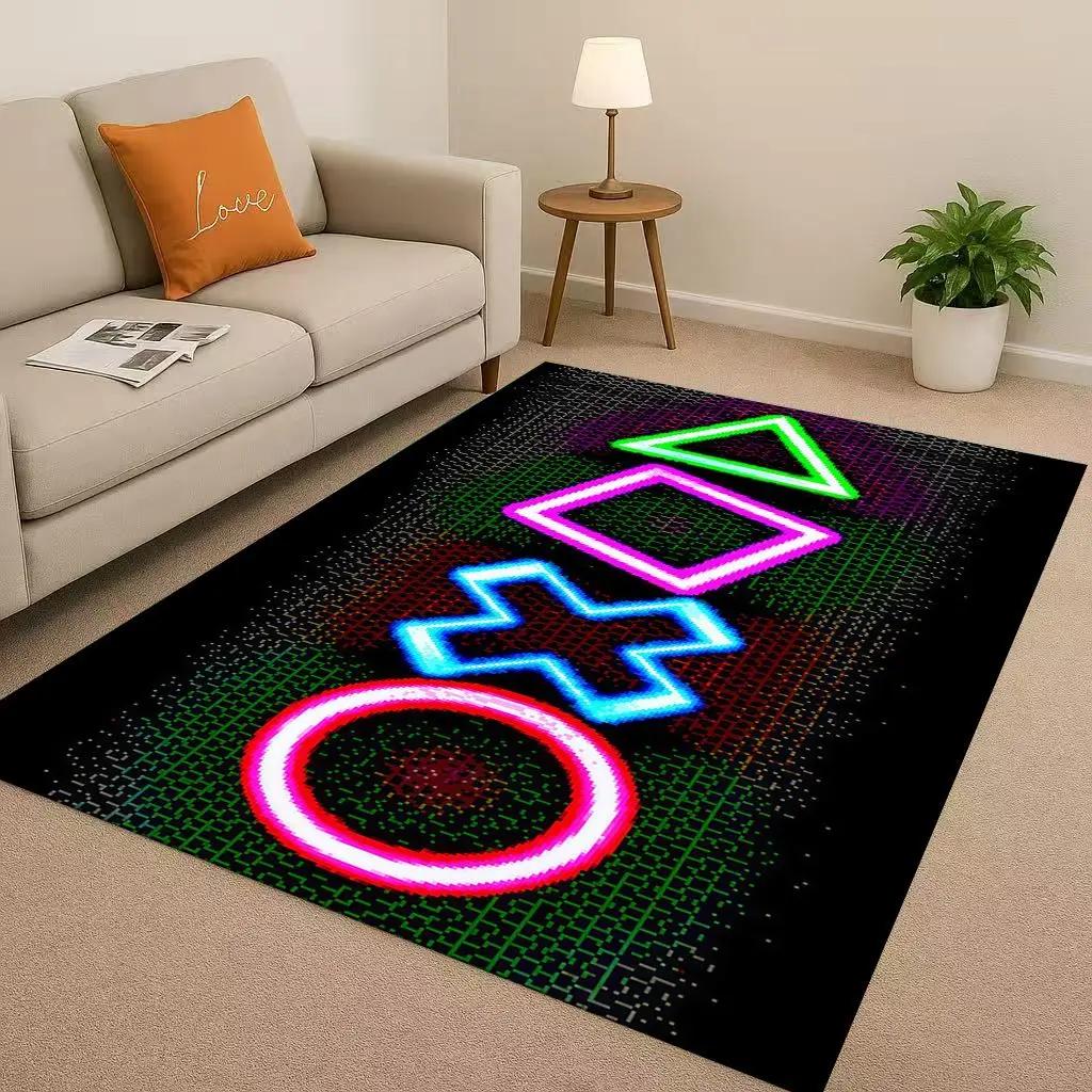 27 Style Game Zone Sign Gamer Controller Living Room Non-Slip Area Rug Carpet For Bedroom Kids Playroom Sofa,Home Decor Doormat