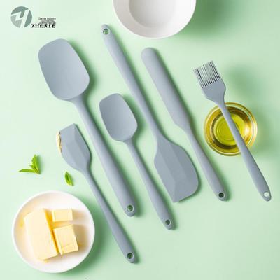 Silicone Spatula & Brush Set, 6-Piece, High Temp Resistant, Food Grade