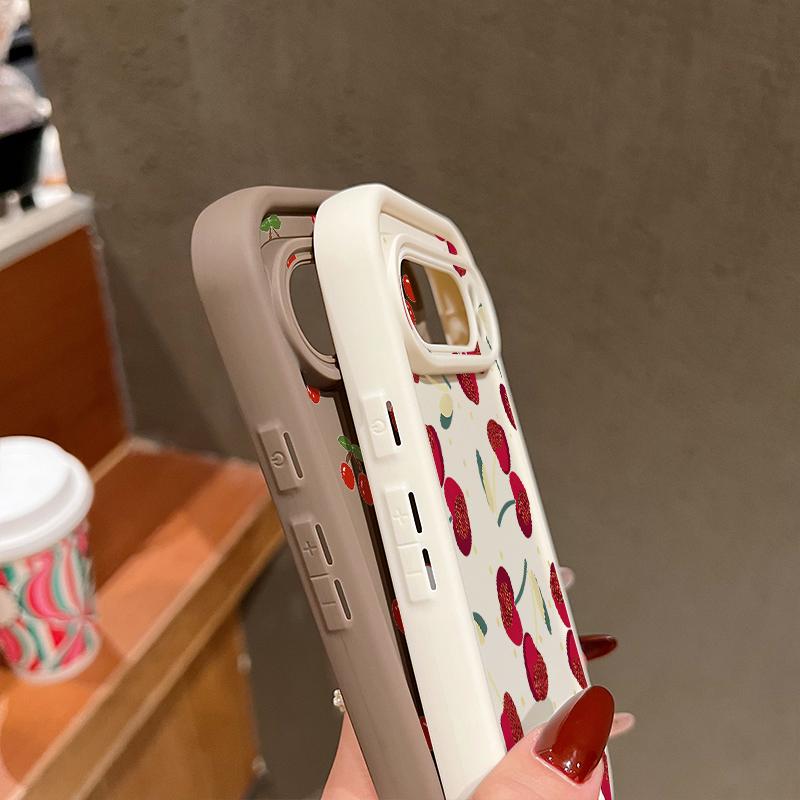 Cute Large Cherry Soft TPU Phone Protector Case For Google Pixel 8 Pro 8A 9 Pro XL Shockproof Silicone Cover For Pixel 9 8 Pro