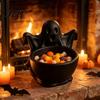 Small Storage Container for Trinkets 3D Printed Ghost Candy Bowl Halloween Party Decorations, Multi-functional Desktop Creative Desk Ornament