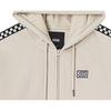 Vans Plaid Color Block Zip Up Hoodie Men Hoodies Oatmeal VN000FCS2N1