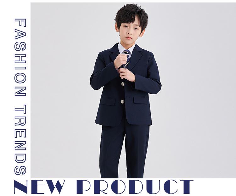 Uniformes Escolares Infantis Estilo Britânico para Jardim de Infância e Escola Primária para Primavera e Verão