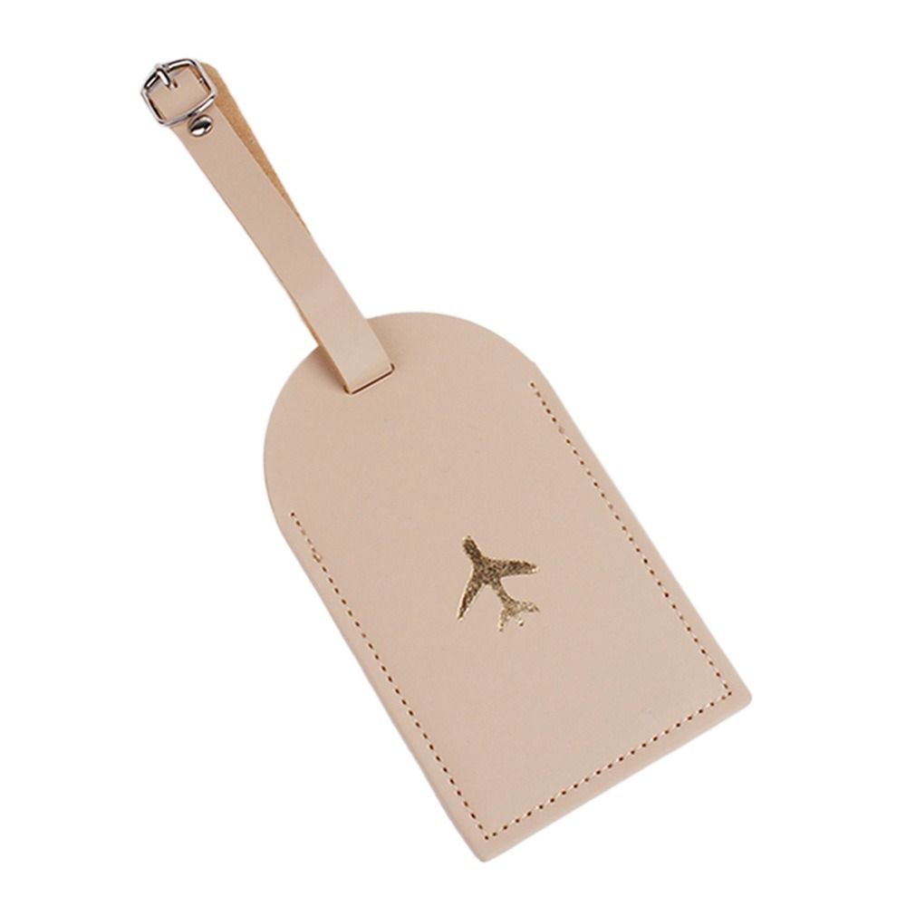 Airplane Suitcase Tag PU Luggage Tag Boarding Pass Information Card Portable Baggage Name Tags  Men