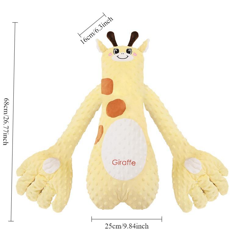 Trendy Novorozenecký Komfortní Polštář: Mazlivá ruka - Dudlík ve stylu mazlivé ruky s jemným poklepáváním, skvělý pro zklidnění neklidných miminek v kterémkoli ročním období