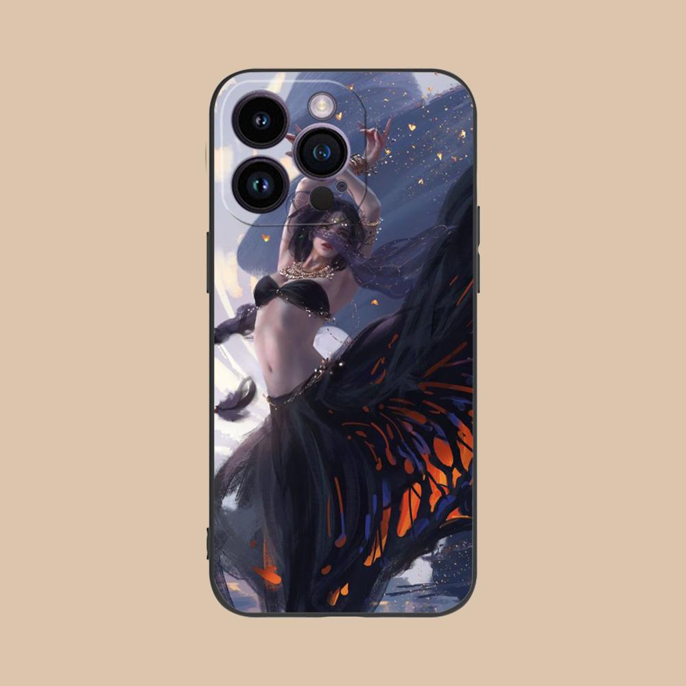 Anime Ghostblade Mobile Phone Case for iPhone 17 16 15 14 13 12 11 X XR XS 8 7 Air Pro Max Plus Mini Colorful Cover Cover Luxury
