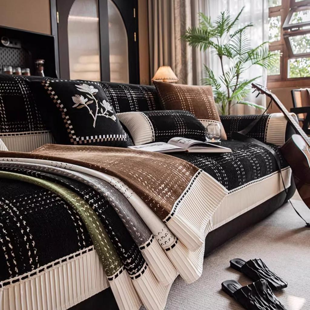 Sofa Cushion with Four Seasons Universal Anti slip Premium Feeling, Pet Friendly and Machine Washable Snow Neale Anti slip and Sofa Protection