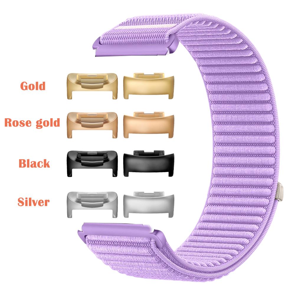 Nylon Loop Band Compatible with Fitbit Charge6 Charge5 Breathable Sport Watchband Suitable for Fitbit Charge 6 5 Women Men Band