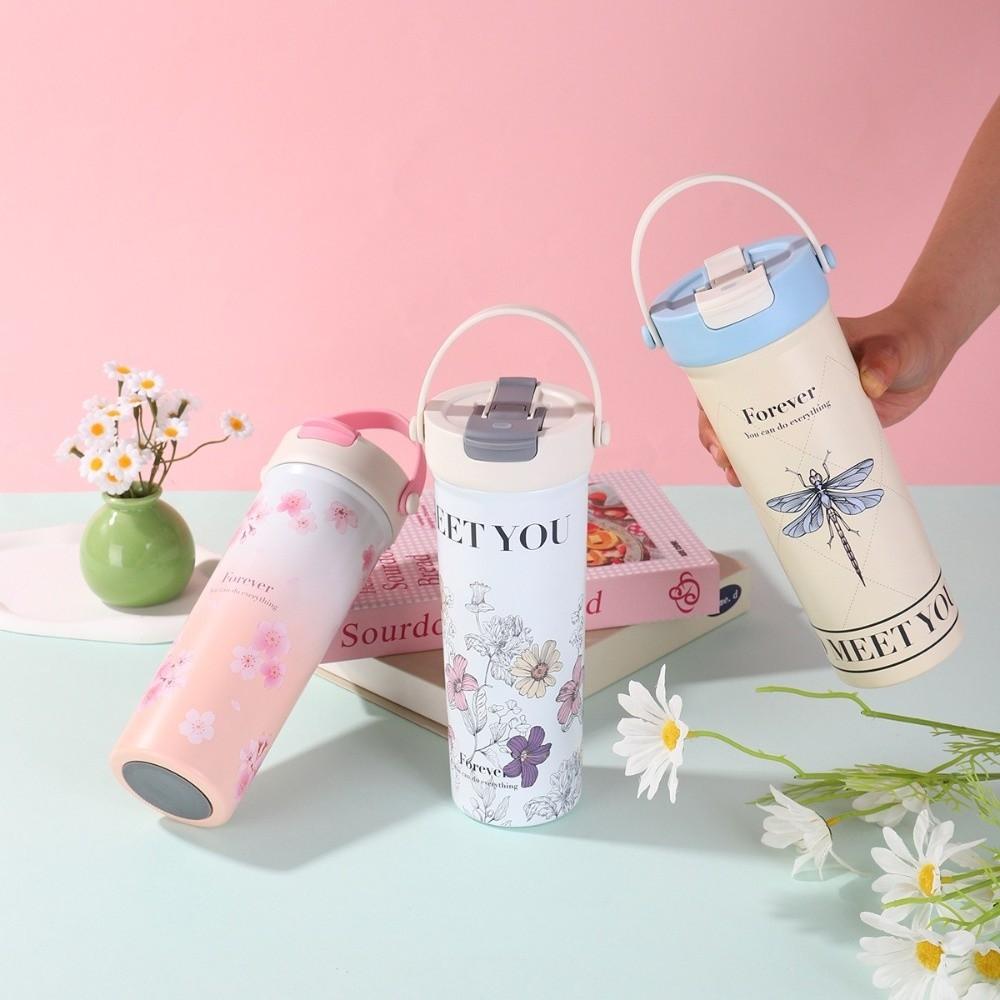 Leak-proof Cartoon Insulated Cup 316 Stainless Steel Coffee Mug Fashionable Water Cup