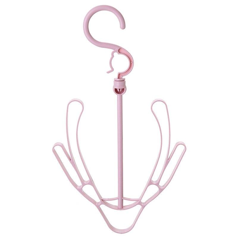 1Pc Mini T Windproof Double Hook Multifunction Plastic Material for Balcony Hanger Shoe Rack Hanging