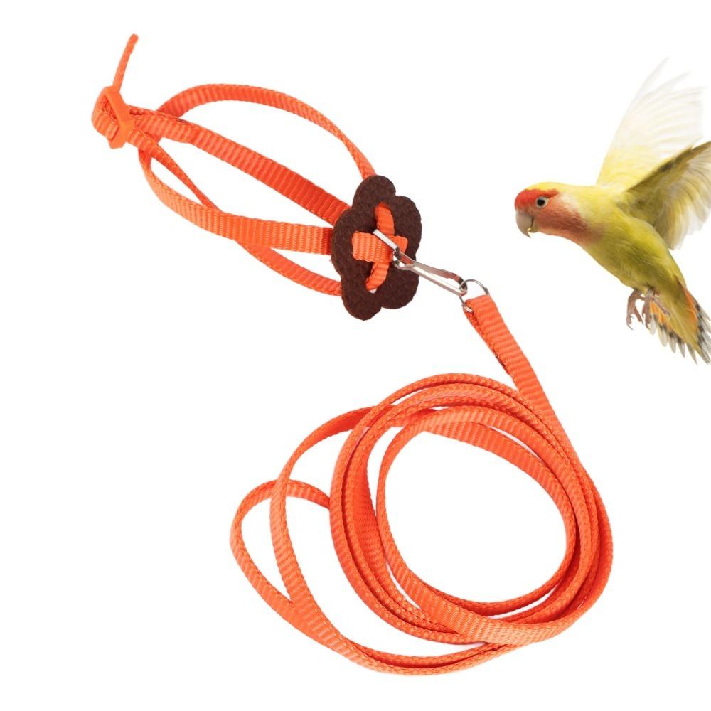 Adjustable Pet Bird Harness Nylon Material Parrot Leash Bird Harness Leash Outdoor Flying