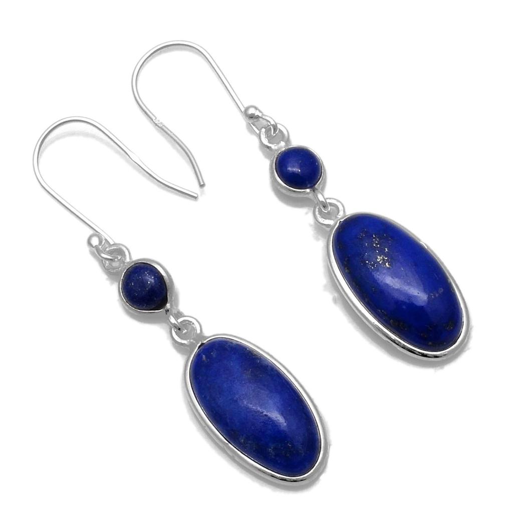 Naturlige karneol edelstensøreringer i massivt 925 sterlingsølv håndlagde øredobber smykker gave til kvinner og jenter E-368