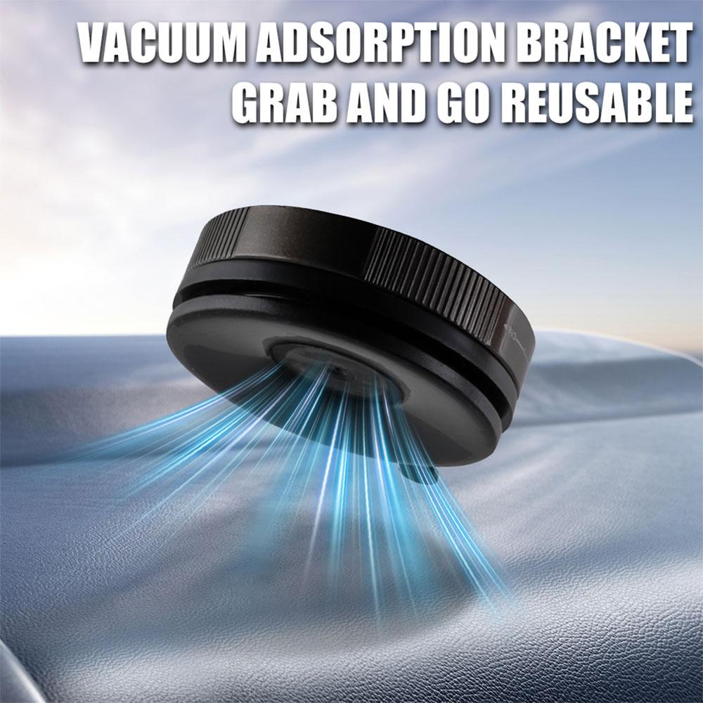 1PCS ABS 360 Adjustable Vacuum Magnetic Phones Holder Valve Cap For Ford Focus 2 MK5 Fiesta MK7 Mondeo MK4 Fusion ShelbyMustang ARW1
