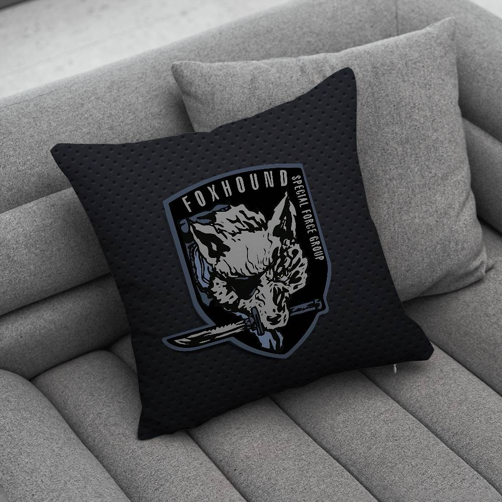 MMetal Gear SSolid Creative patterned pillowcases for interior decoration office living room home
