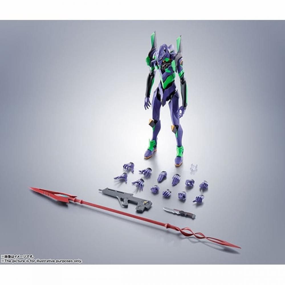 Bandai Robot Spirits Renewal Color Edition Eva Unit 01 + Kassius-Lanze