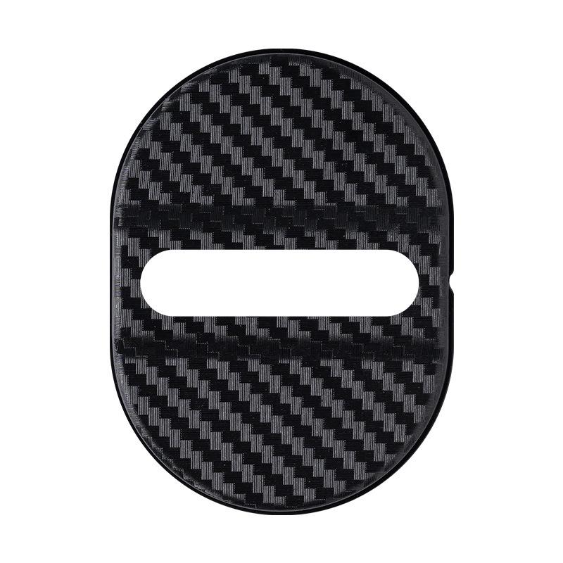 Cuscino Protettivo Universale per Serratura Portiera Auto - Ammortizzante, Anticollisione, Pad Spesso in Fibra di Carbonio