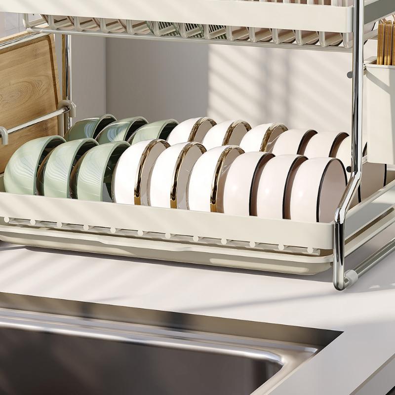 Mutfak Saklama Rafı Ins Bulaşık Saklama Rafı Kurutma Rafı Ev Tipi Çok Fonksiyonlu Kase ve Çubuk Saklama Kutusu Kase Rafı