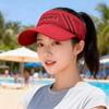 Outdoor Sport Sun Hat Caps Women Empty Top Hat Golf Tennis Hat Breathable Visor Baseball Cap Hiking Hat Cap For Women Men Summer