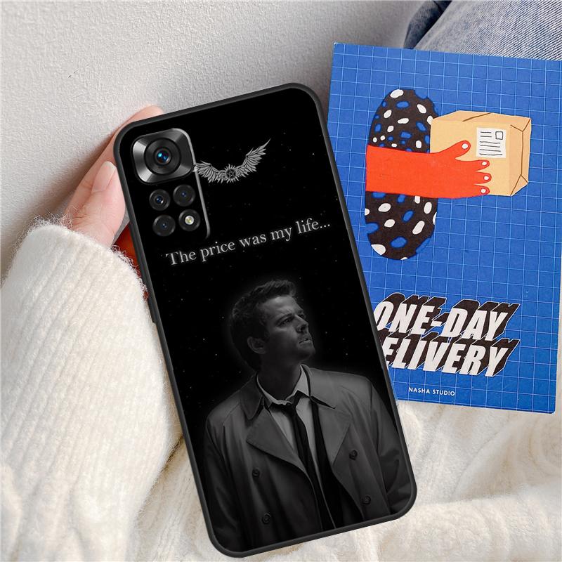 Supernatural Castiel Angel Funda For Xiaomi Redmi Note 13 Pro 14 9 10 11 12 9S 10S 11S 12S Redmi 13C 10C 12C 14C Case