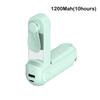 New Handheld Electric Fan USB Desktop Fan with LED Light Portable Mini Small Fan Mobile Phone Charging Bank Phone Stand Students