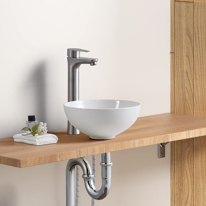 LUYI Runde Handwaschschüssel Handwaschbecken Waschschüssel-Set 275x275x120mm