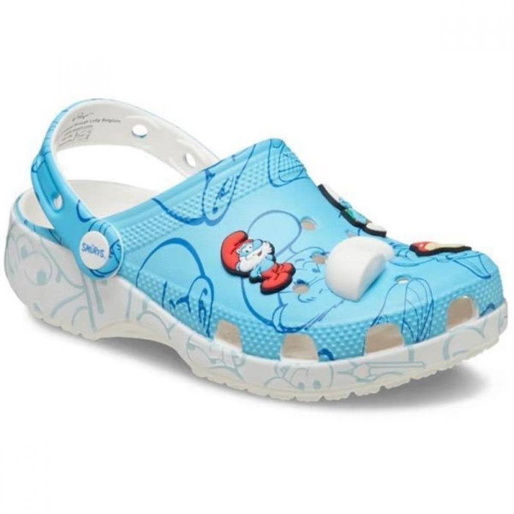 

Crocs Hc02 Smurf Classic Clogs Kids Store Shipping Easy Kids Character Sandals Sles MULTI/C11/175