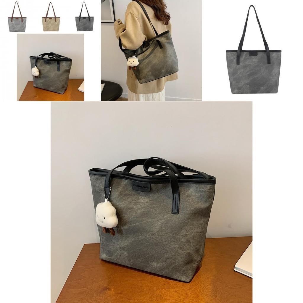 Luxurious Large Capacity Pu Tote Bag For Women In Retro Style Perfect For Casual Wear
