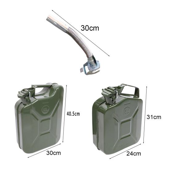 5/10L Transfer Tank Portable Storage Transfer Container with Flexible Spout System Large Capacity Leakproof Good Sealing Oil Transfer Tank