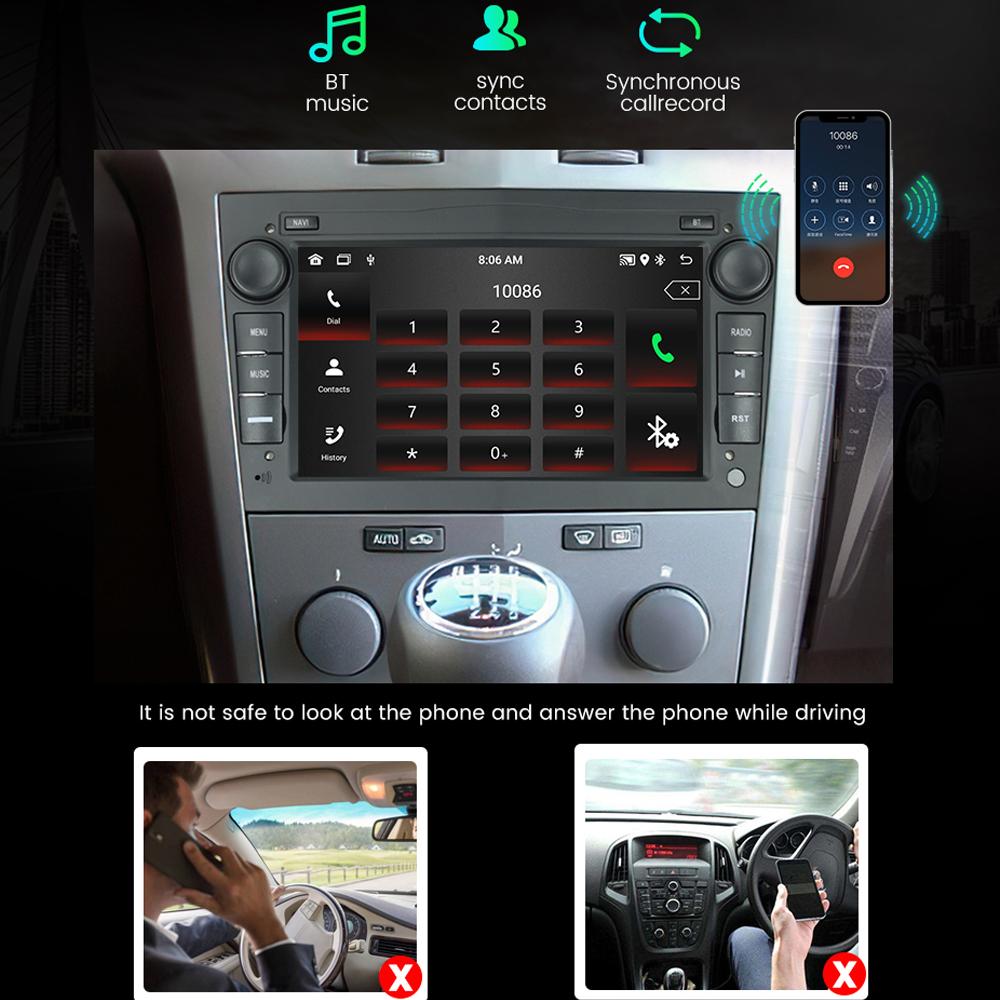 2 DIN Car Radio Android For Opel Para Astra Meriva Vectra Antara Zafira Corsa Multimedia GPS 1+16GB