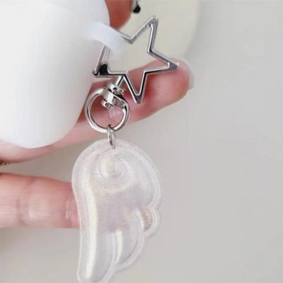 1 Τεμάχιο Γυναικείο Σακίδιο Διακόσμηση Κορεάτικο Ins Κλειδοθήκη Φτερά Αγγέλου Y2K Ιαπωνικό Μαγικό Κορίτσι Αστέρι Κλειδοθήκη Γούρια Τσάντας Μπρελόκ Κλειδιού Αυτοκινήτου