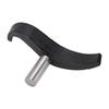 Curved Lathe Tool Rest Alloy Steel and Cast Iron 25mm Diameter Column Woodturning Lathe Tool Rest