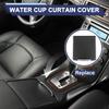 Consola Central Delantera del Coche Portavasos Tapa Deslizante con Persianilla 39870904 39870905 para Volvo S80 S70 V70 XC70 Beige/Negro