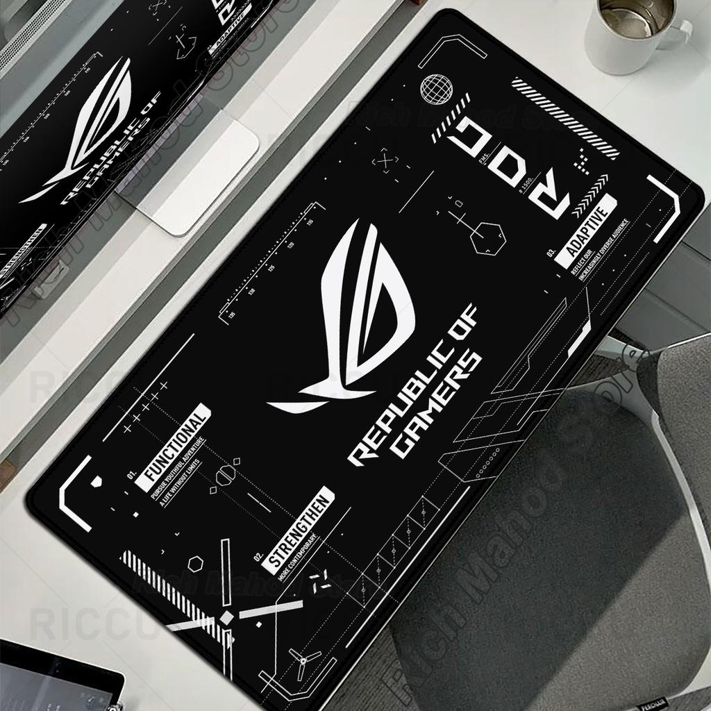 ASUS Xxl Mouse Mat Republic of Gamers ROG Large Gaming Mouse Pad Carpet Rubber Non-Slip Computer Desk Mat Keyboard Pad Playpad