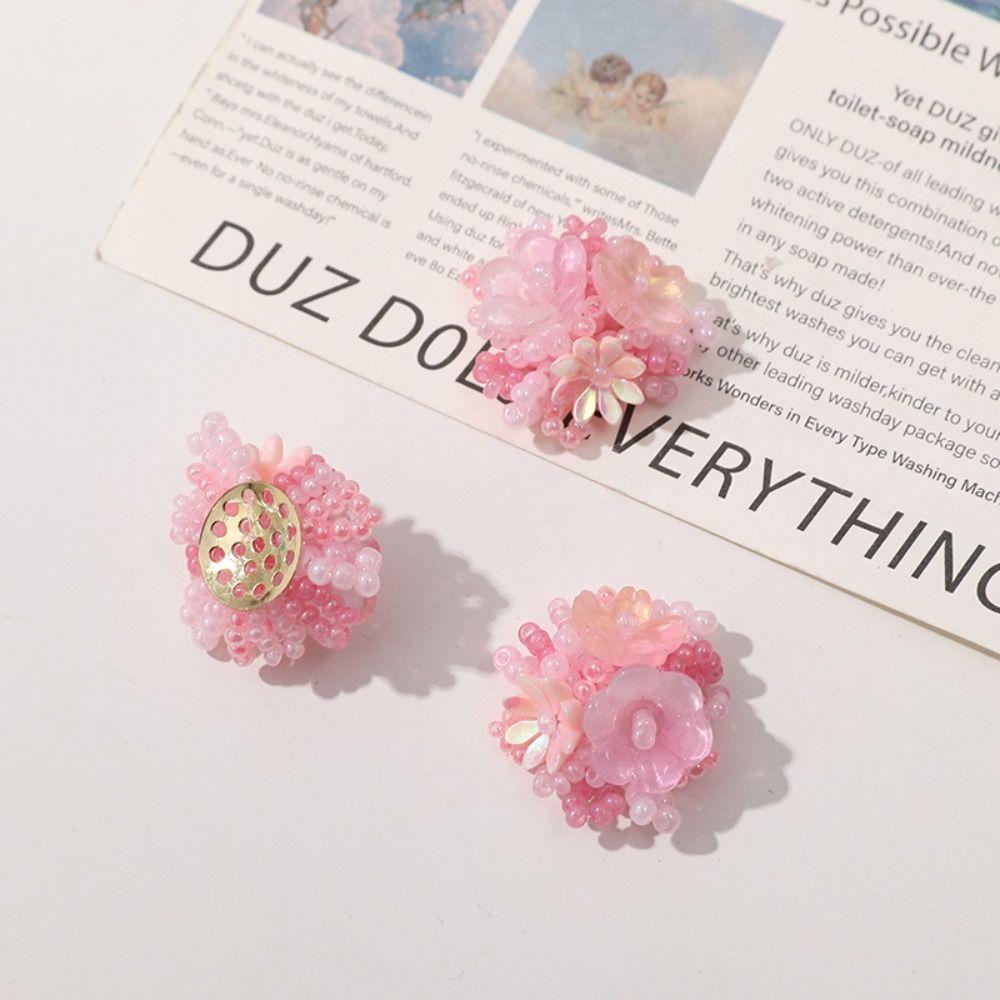 Non Slip Sturdy Flower Patches 3D Design Shoe Flower Decoration Beaded Applique Jewellery Making