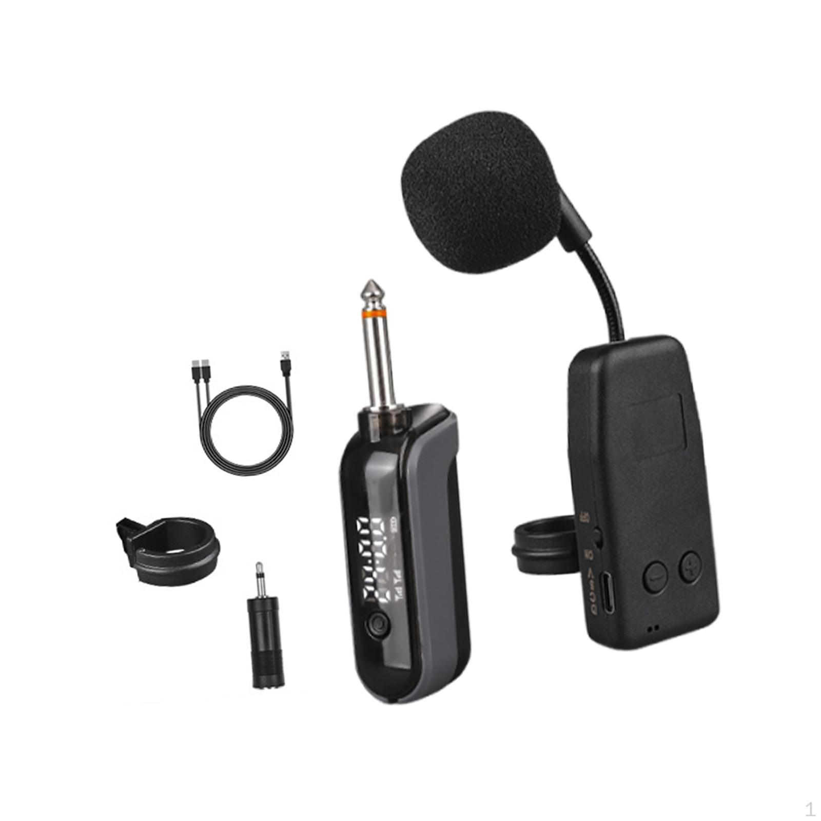 

Инструментальный аудиоприемник и передатчик звукосниматель для музыканта 1 Mic