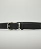 Selleoliadipaleuma Italian Matte Soft Leather Belt 30Mm [Black]